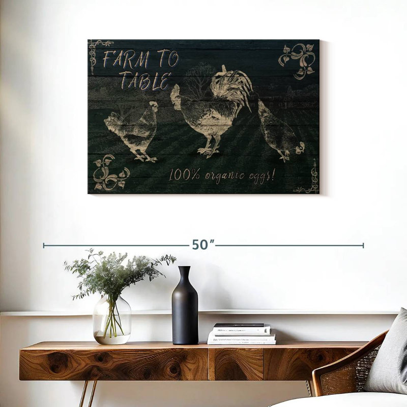 Brampt Fresh Farm Eggs, 24" H x 36" W