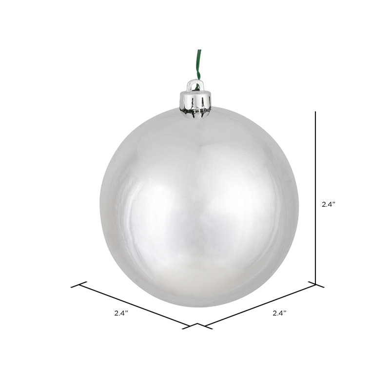Holiday Décor Ball Ornament, Silver