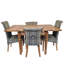 Tanesha Extendable Oak Solid Wood Dining Table