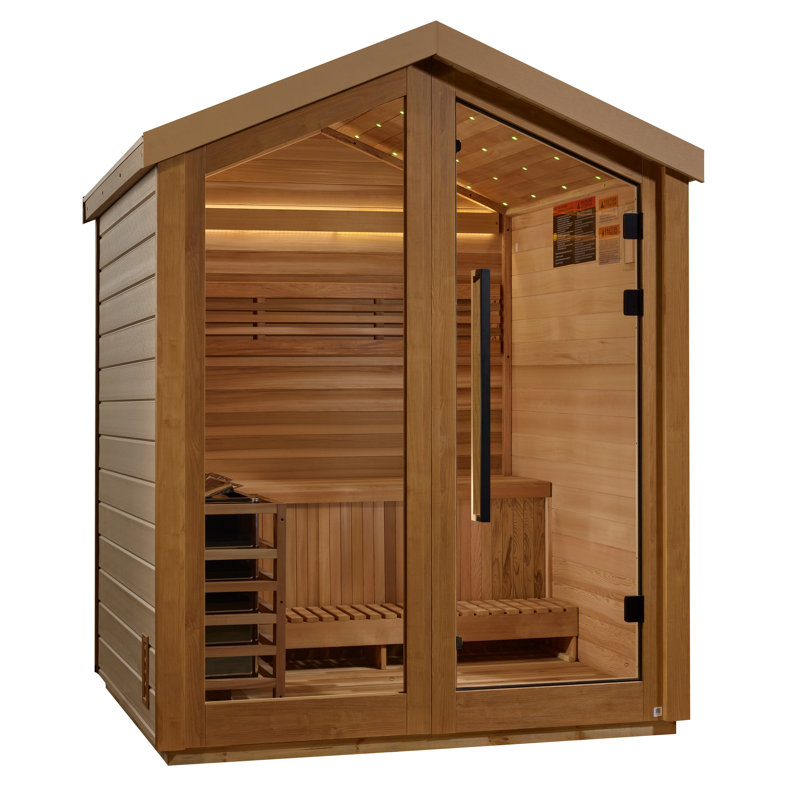 Dynamic Infrared "savonlinna" 3 Person Barn Outdoor Traditional Sauna