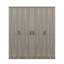 4-Door Wardrobe With 1 Drawer