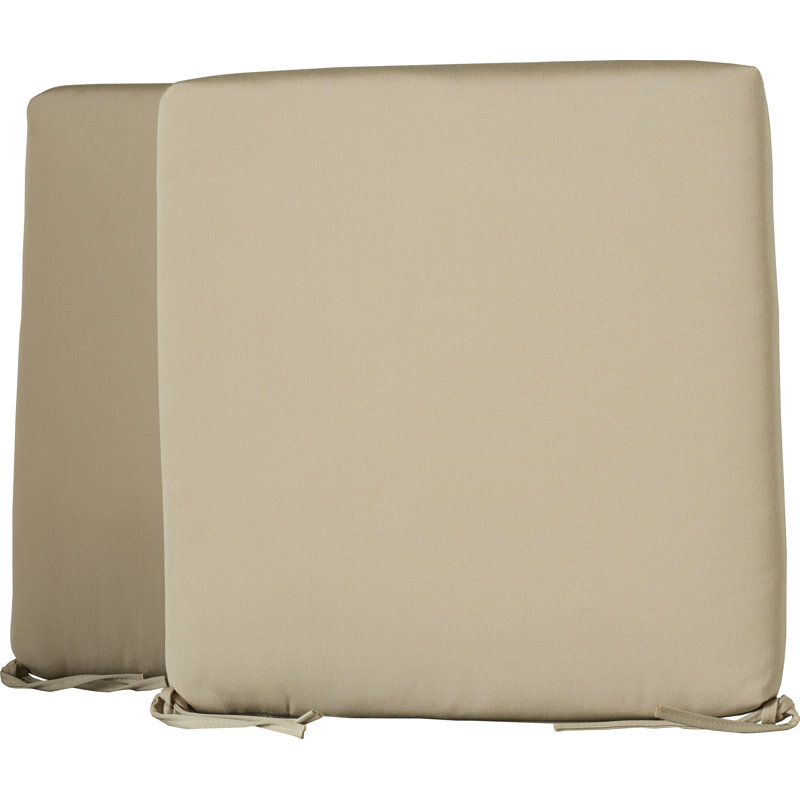 Mcneill Outdoor Sunbrella Seat Cushion, 20" W x 20" D, Yellow