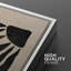«White Line Contraste Blue Backround Abstract Swirly Modern Art Mid-Century Modern», 2 pièces sur toile-99015792-99015789
