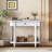 Narrow Console Table With Curved Corner And Top Drawer And Open Shelf-2049922932-2049922922