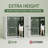 56"-60" W X 75" H Frameless Sliding Shower Door, Chrome Shower Screen, 5/16" (8Mm) Clear Tempered Glass With Explosion-Proof Film-122371874