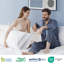 Ensemble de taies d'oreiller ouvertes rayées 100% coton percale-122613804-122613811