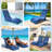 HDPE Patio Chaise Lounge, Waterproof Ergonomic Design with 3-Position Adjustable & Headrest, for Pool, Deck & Beach-249835299