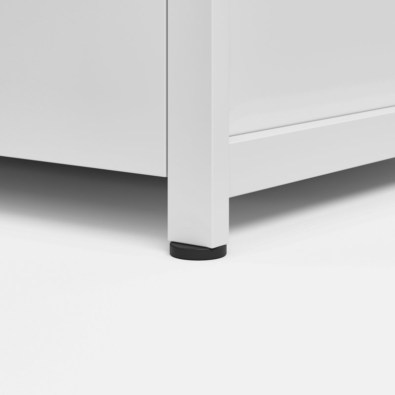 Universal Laundry Pedestal With Storage Drawer & Cabinet, Heavy-Duty Iron Frame Washer And Dryer Stand, Adjustable Feet