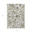 Tapis extérieur lavable à motif cachemire 3 pi x 5 pi ivoire