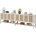 White/Cream/Oak