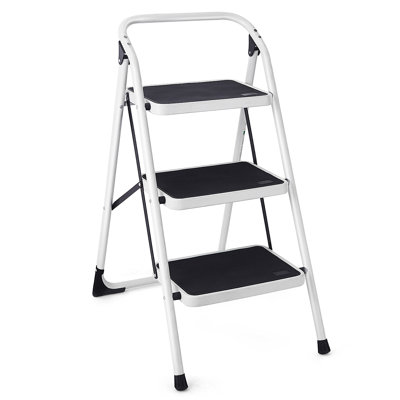 - Step Steel Lightweight Folding Step Ladder