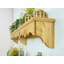 Oroville Spruce Solid Wood Bracket Shelf