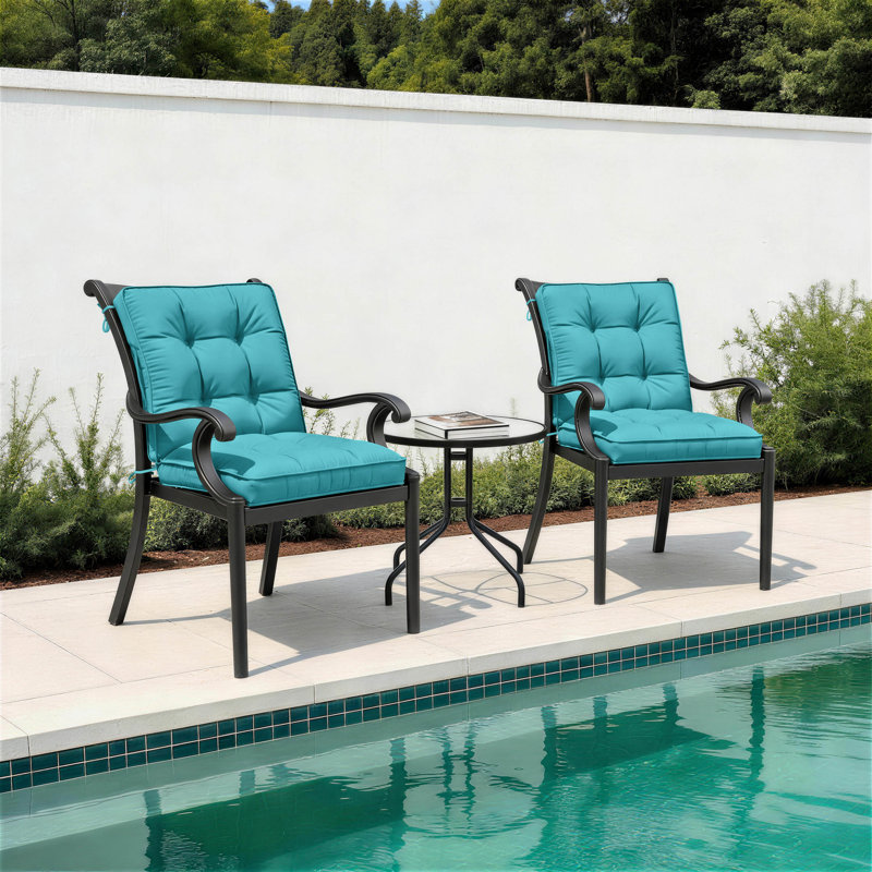 Outdoor/Indoor Seat / Back Cushion, Lake Blue