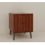 Table de chevet en bois brun avec 2 tiroirs - Table de chevet moderne et table de rangement