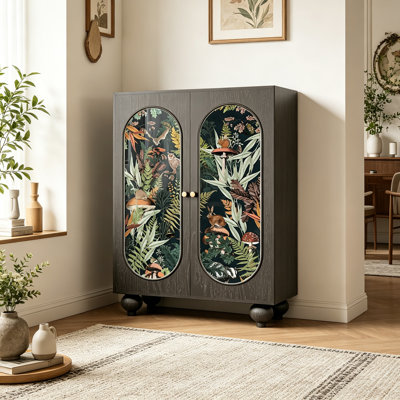 Armoire de rangement en bois massif
