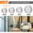 5.5 in. Round Color Selectable Integrated LED Flush Mount Downlight-70783535-91357186