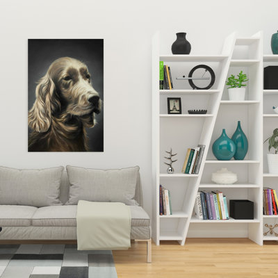 Field Spaniel - Hyperrealist Animals Canvas for Home Decor