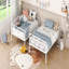 Lit superposé double au-dessus de double, blanc-2028735971