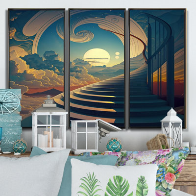 " Stairs To Heaven I " 3 - Pieces