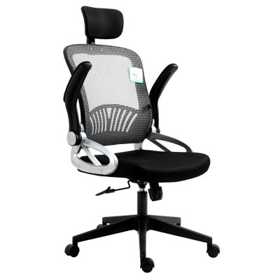 Mapleview Polyester Blend Executive Chair with Headrest