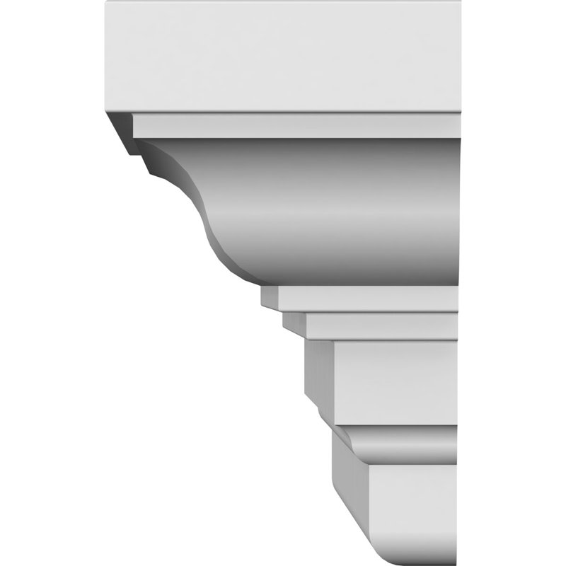 Endurathane Classic Crosshead, 80" Bottom Width x 88 3/4" Top Width x 7 7/8"H x 1 1/4"P, Factory Primed