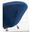 Fauteuil d'appoint pivotant rembourré à dossier capitonné-1528592586