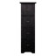 Armoire de rangement d'angle pour garde-manger de coin avec portes et tablettes pour le salon, la cuisine-118043260