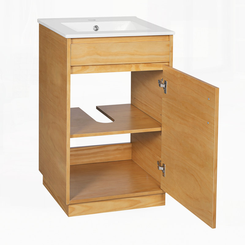 Meuble-lavabo de 20 po avec lavabo en céramique