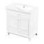 Meuble-lavabo avec lavabo, armoire de salle de bain avec deux portes et un tiroir 30 po Garym