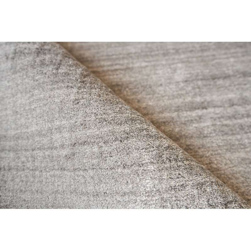Ambrose Hand Tufted Striped Area Rug, Gray, Rectangle 8' x 10'