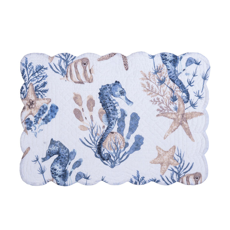 Ensemble de 6 napperons Seahorse Sands