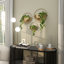 Ensemble de pot de fleurs mural 100% fer 3 pièces Malpass