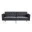 Lit gris foncé avec rembourrage doux et gris-1821001146