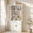 79.7" Tall Book Cabinet Storage Bookcase-130020156