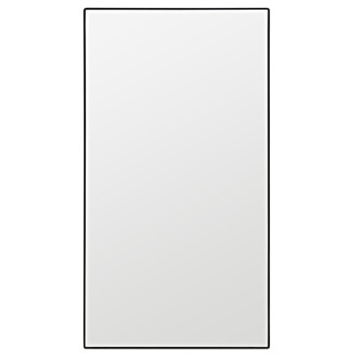 Flat Metal Beveled Wall Mirror