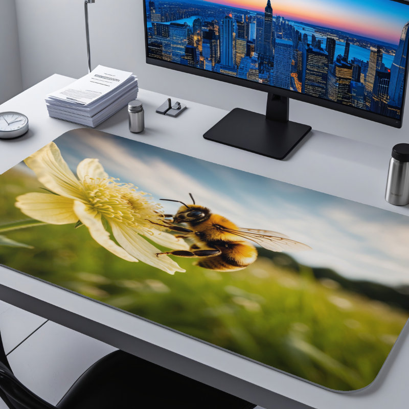 Polyester Desk Pad, 31.5x15.5