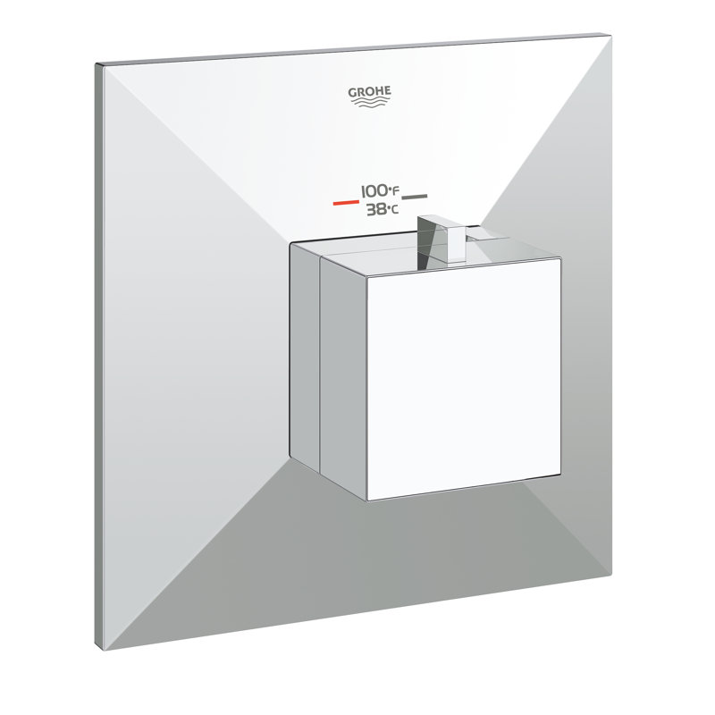 Allure Brilliant Thermostatic Volume Control Valve Trim
