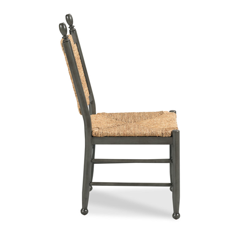 Solid Wood Dining Chair, Charcoal