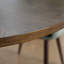 Round Metal Base Dining Table