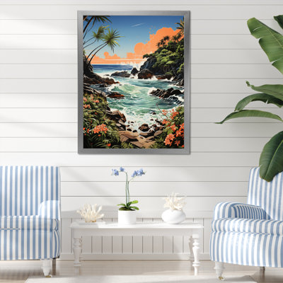 «Bara Coastaltropical Tropical Paradise II», reproduction sur toile