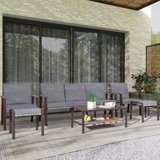 Rattan Sofa Set