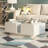 Luxurious 40"W LED Coffee Table with Acrylic Tabletop & High Gloss Drawer-1018814248