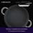 Elementum Hard-Anodized Nonstick Covered Sautéuse, 4 Quart, Oyster Gray/Clear/Silver