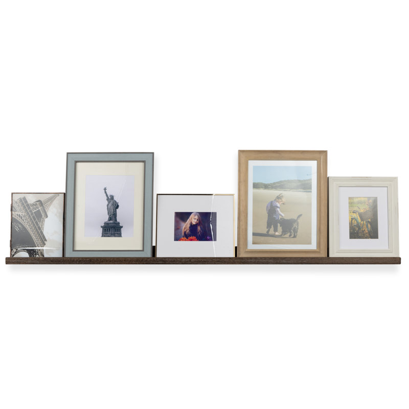 Dunham Paulownia Picture Ledge Wall Shelf