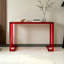 Entrée rouge en acrylique transparent-130059254