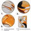 Orange et noir Mystic Spirals IV - Abstract Spirals, art mural sur toile-377154605-453350271