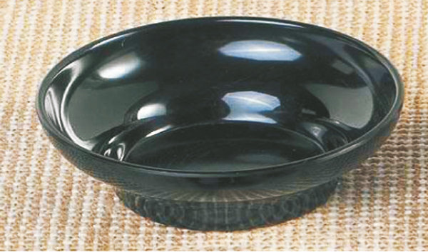 Thunder Group Inc. Melamine Condiment Server, Black