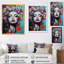 Personnage rétro IV, impression sur toile-735324309-735324307