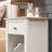 One Drawer End Table/Nightstand - White-694660314