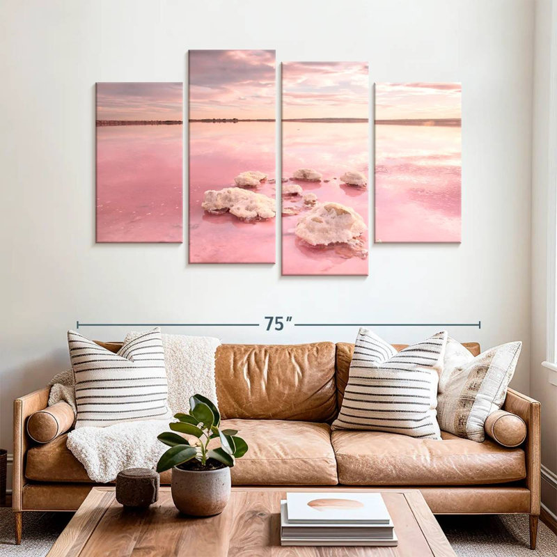 Alvord Torrevieja, lac rose, H 42 po x l 68 po